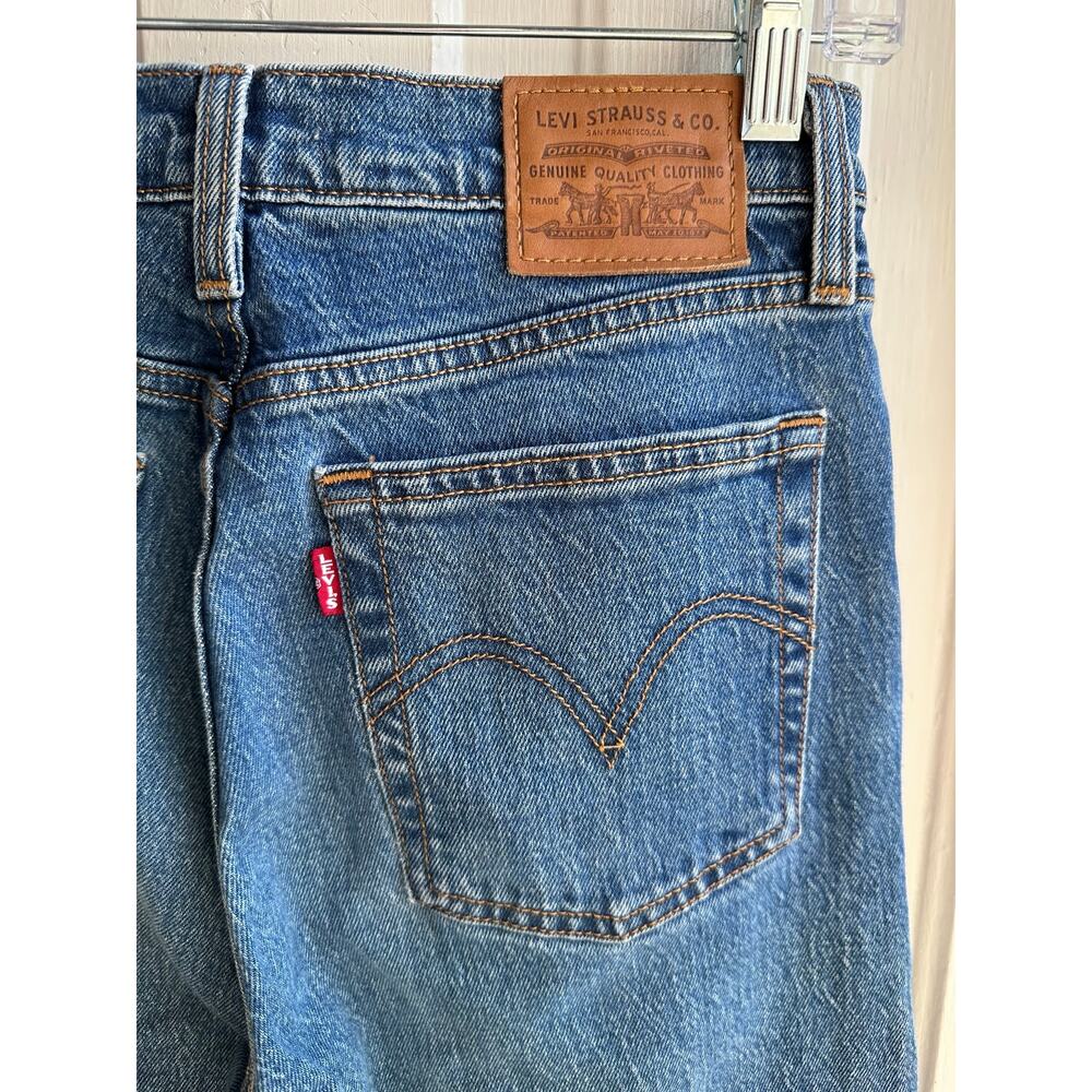 Levi’s Wedgie Icon Fit Jeans – Charleston Blues Wash – Size 25 - Picture 8 of 10